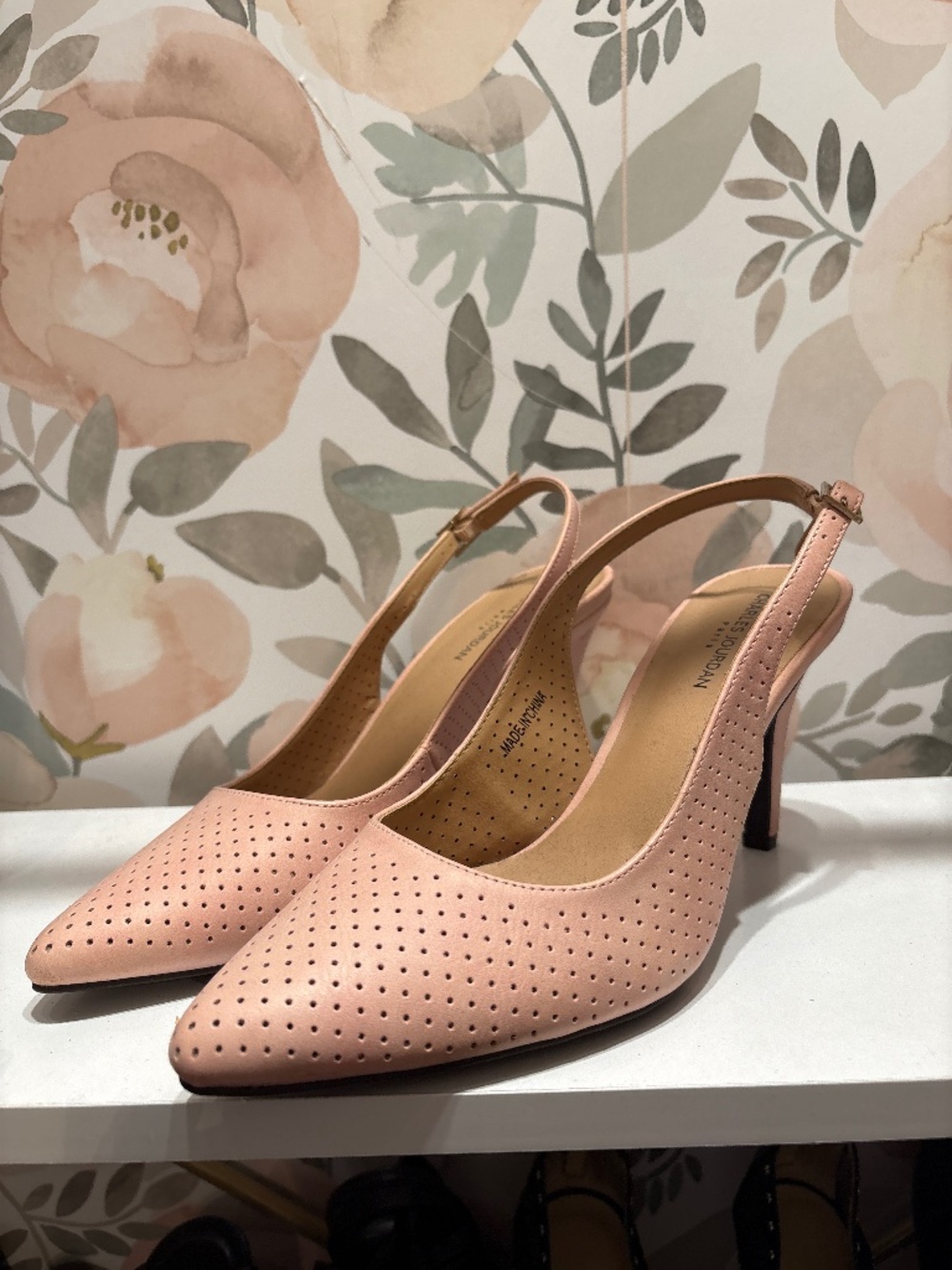 Charles Jourdan pink heels